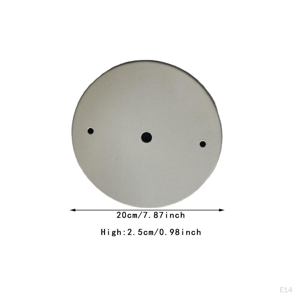 Canopy Kit Chandelier Ceiling Plate with Mounting Hardware Retro Style for Pendant Lamp Iron