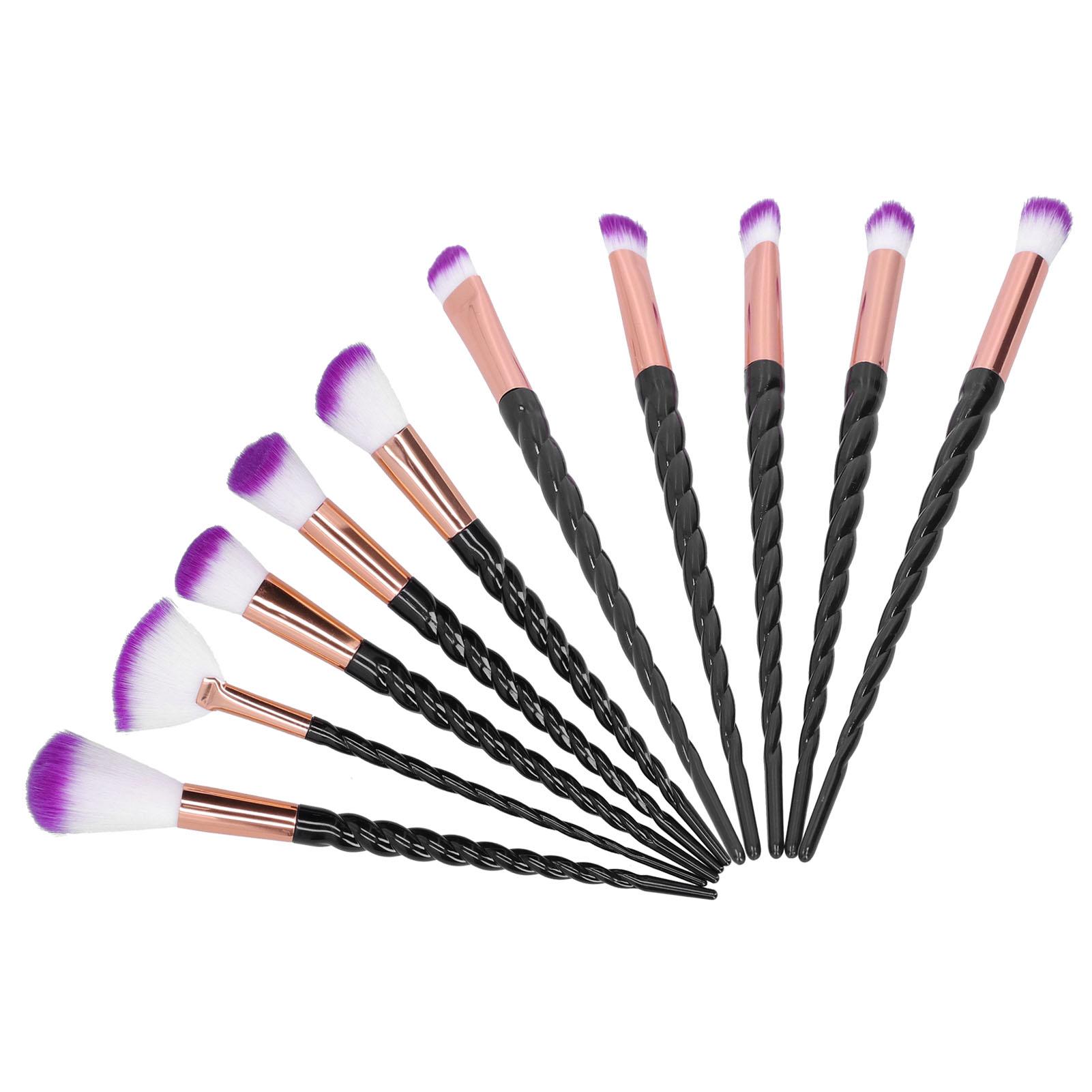 

10 шт. Мягкая кисть для макияжа, косметическая кисть для теней для век со спиральной ручкой, инструмент для макияжа