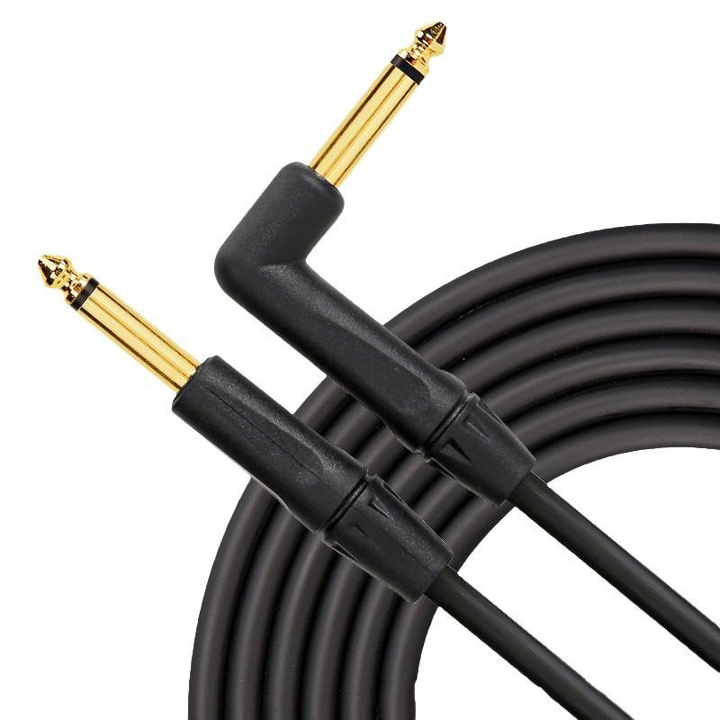 Guitar Connection Cable Straight Bend 6.35mm Audio Cable Electric Guitar Bass Sound Shielding Noise Reduction Cable