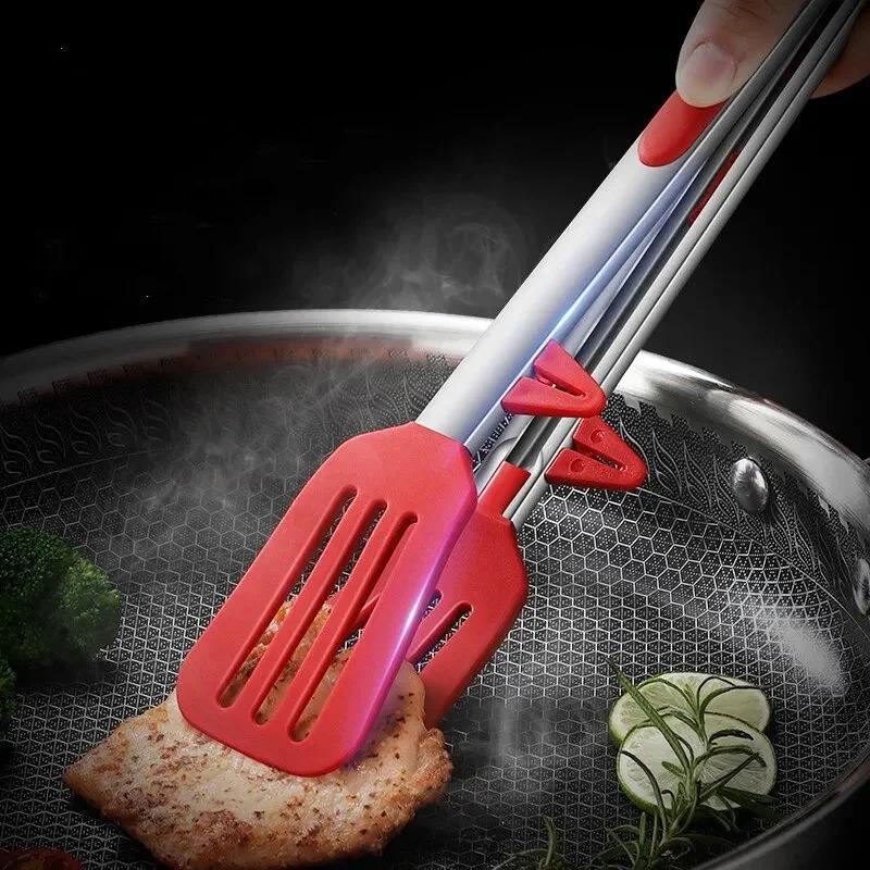 Holder Silicone Food Clip In The Kitchen High Temperature Resistant Scald Protection Grill Clip Kitchen Gadgets Bbq Accessories