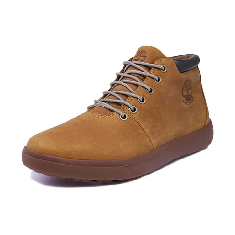 Timberland Ashwood Outdoor Casual Mid-Top Sneakers Men Sneakers Wheat A2DSC