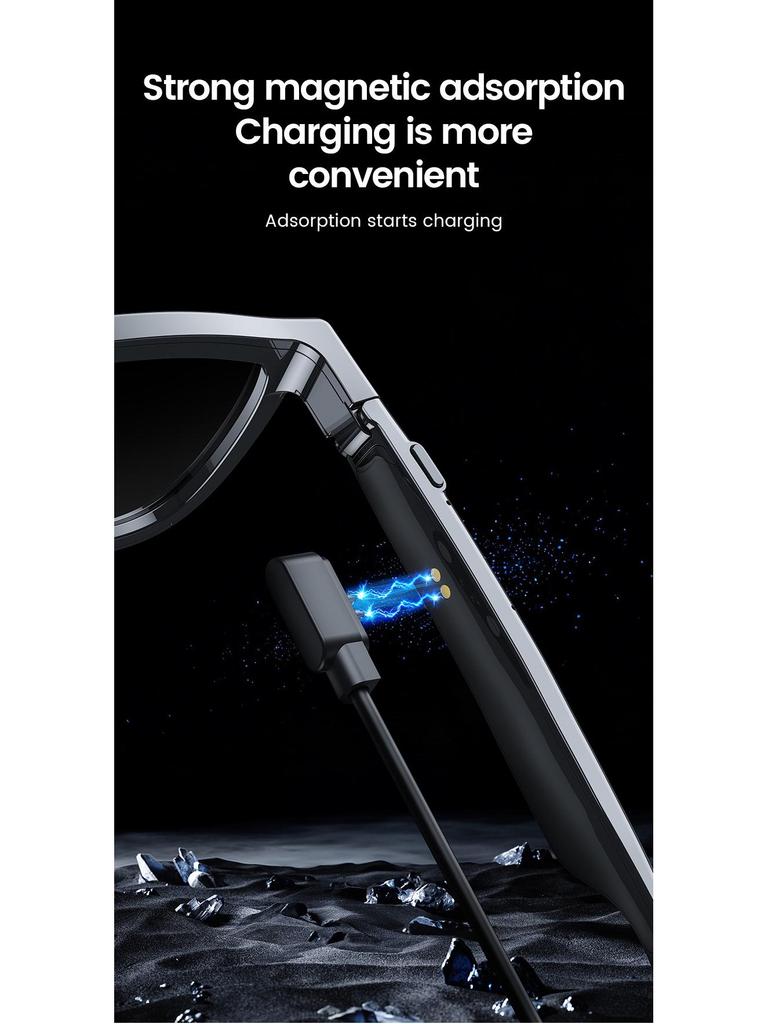 Έξυπνα Ηλεκτροχρωμικά Γυαλιά με Τεχνητή Νοημοσύνη Q&A, Έλεγχος Αφής Τεσσάρων Ταχυτήτων, Φακοί που Αλλάζουν Χρώμα, Κλήσεις Bluetooth και Μουσική.