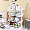 Tea Bag Storage Box Office Coffee Organizer Drawer Rack Mask Lipstick Cosmetics Rack Kitchen Organization Desk Storage Shelf