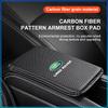 1Pcs Car Armrest Box Mats Leather Center Console Covers Emblem For Land Rover Freelander 2 L2 L319 L462 LF Range Sport Evoque L322 Discovery 2 3 4 5