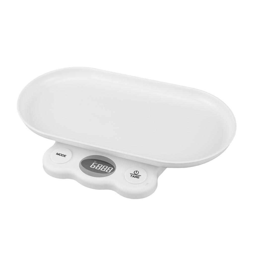 Kitchen Food Scale with Removable Tray Small Electronic Weighing Scale for Fruits Newborn Pet