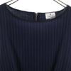 LANVIN en Bleu made in Japan Striped Pattern No sleeve Cut Setup 38/36 Women Used