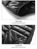 Men's 2025 Lightweight Warm White Duck Down Jacket with Stand Collar