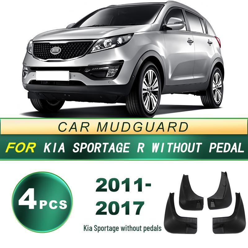Kia Sportage 11-17 Soft Rubber Mud Flaps - No Running Boards Needed