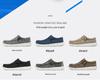 Trendiga herrloafers i canvas med slip-on-modell: Lediga skor i ett steg för par