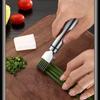 Stainless Steel Shred Silk The Knife Vegetable Garlic Cutter Food Speedy Chopper Green Onion Cutter Portable Kitchen Tool