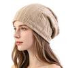 Cotton Pullover Hat, Men's and Women's Autumn and Winter Stacking Hat, Double Confinement Hat, Long Tube Hat JDU-E