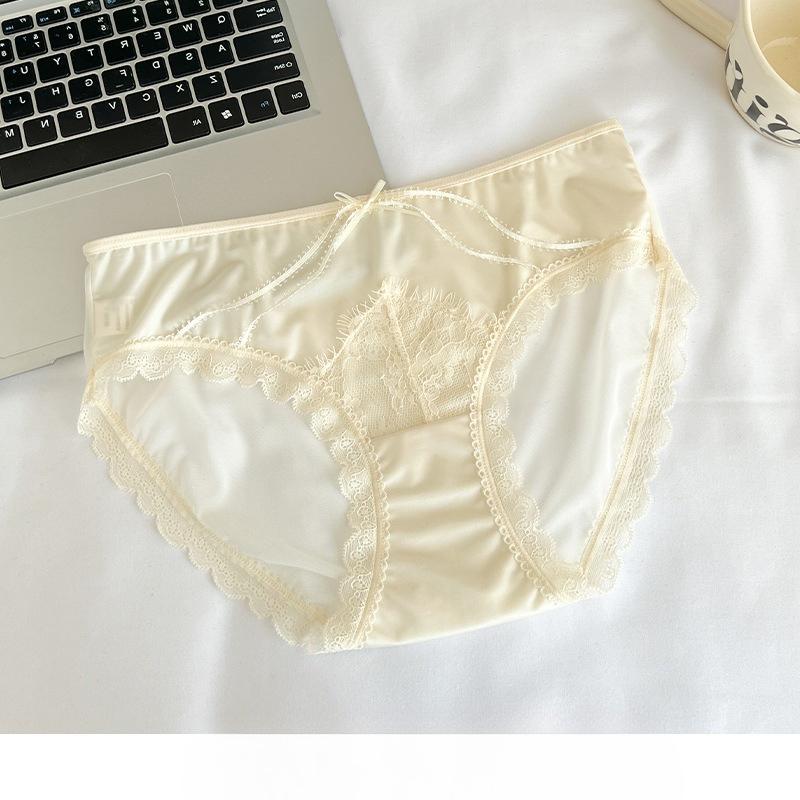 Lenjerie intimă sexy din plasă, confortabilă, prietenoasă cu pielea, respirabilă, pentru femei, primăvară și toamnă, cu dantelă