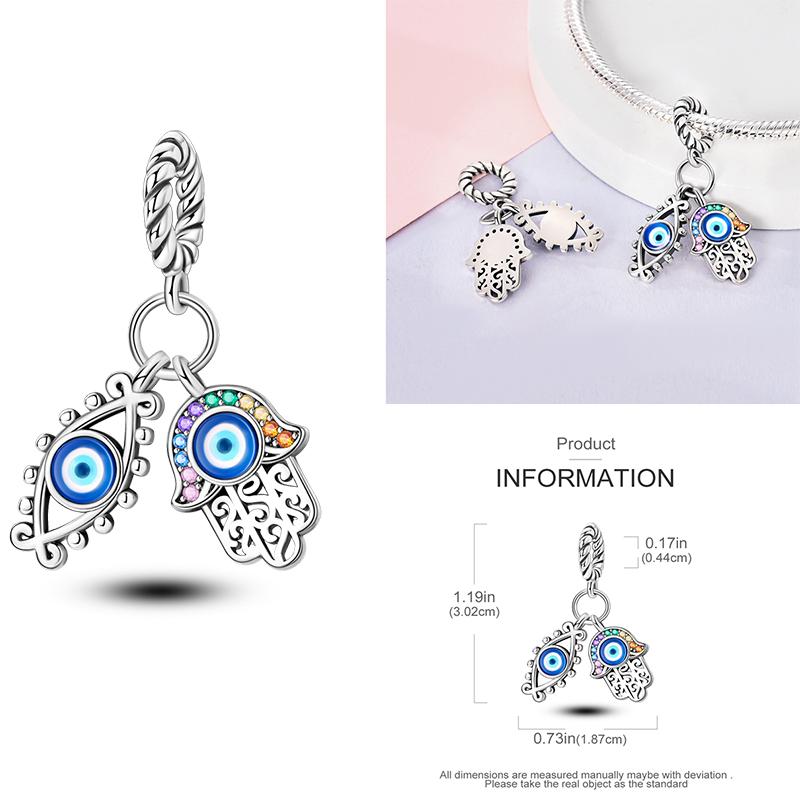New Wonderful Pretty Copper Colorful Guardian Pendants Charms Beads Decoration DoItYourself Bracelets Jewellery Gifts