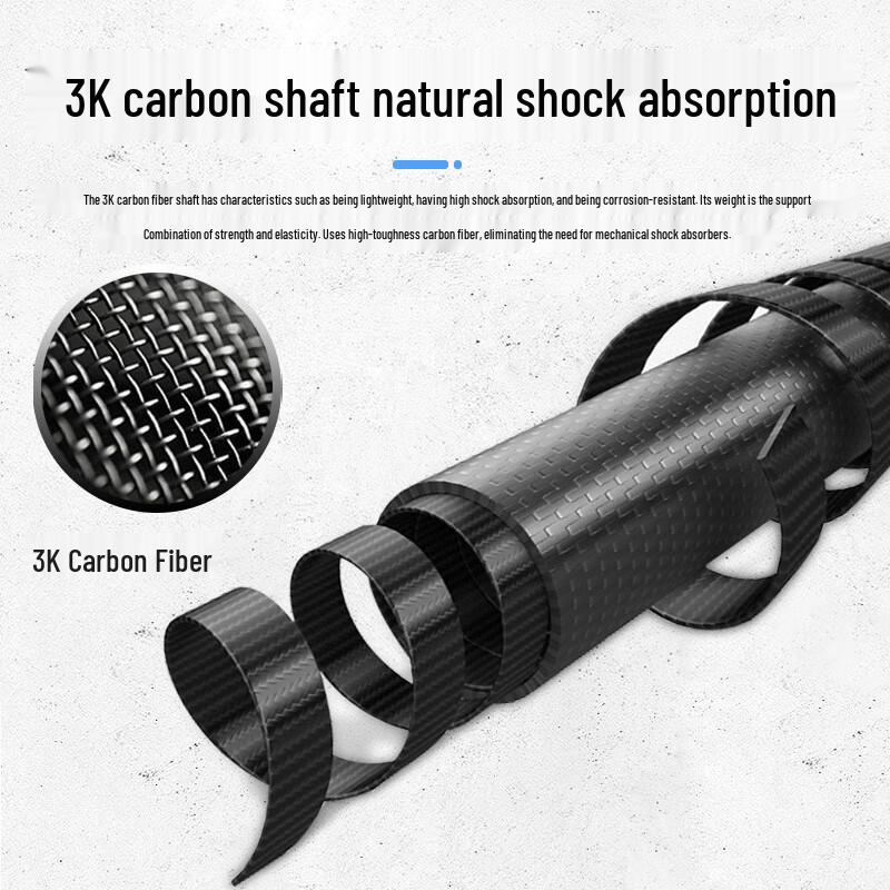 Linpan 3K Carbon Fiber Foldable Trekking Pole