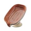 Durable Plastic Suction Cup Soap Dish With Drain Water Multifunctional Soap Holder Drain Soap Box Bathroom Supplies