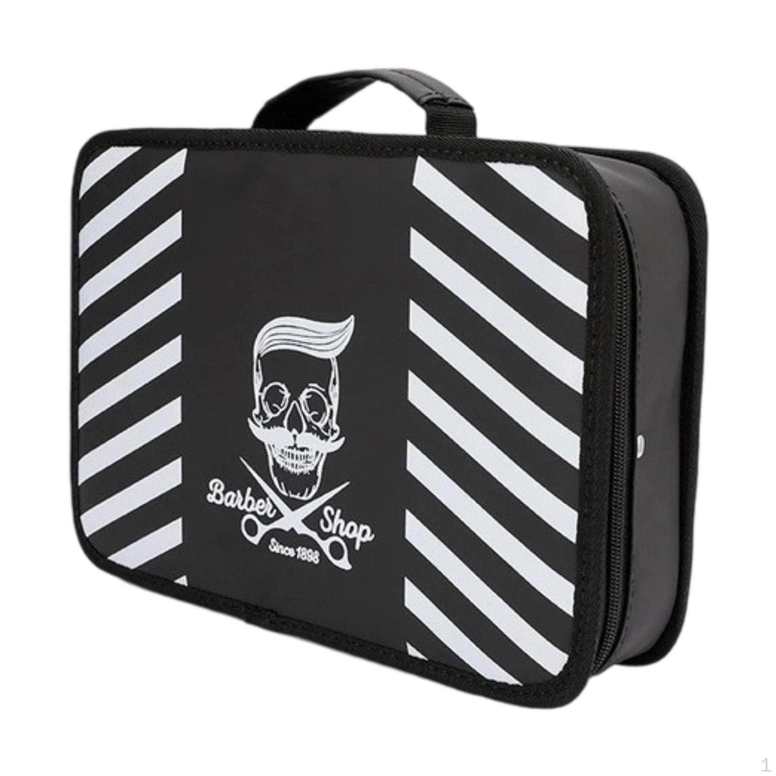 

Barber Carrying Case Hair Styling Travel Tool Bag Stylist Storage for Grooming L