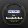 38cm Non-Slip Suede Carbon Fiber Car Steering Wheel Cover, PU Leather, for CHERY Jaecoo J7 J8  2024 Car Interior Accessories
