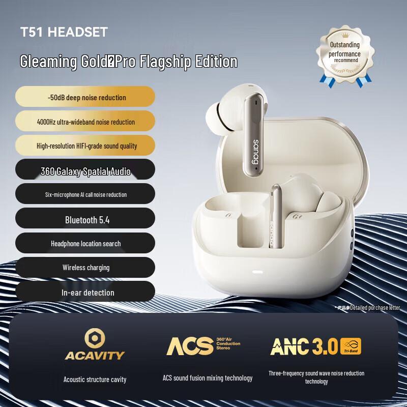 

SANAG T51S Wireless Semi-In-Ear Bluetooth Earbuds