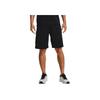 Under Armour Solid Color Logo Elastic Sports Shorts Men Bottoms Black 1361511-001