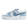 Nike Court Borough Low top Skateboard Shoes Women's Blue White BQ5448-100(Team13-)