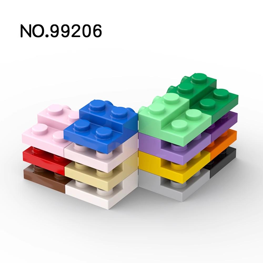 20 pièces Pièces MOC 99206 Plaque Spéciale 2 x 2 x 2/3 avec 2 Tenons sur le Côté Brique Compatible Brique de Construction DIY Assemblage Particule Jouet Enfant