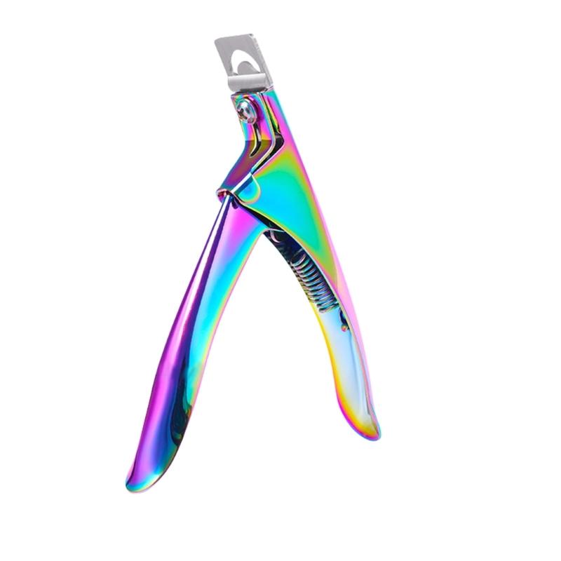 

Acrylic Nail Clippers, Professional Nail Clippers Cutters for Acrylic Nails Fake Nail Tips,Stainless Steel Nail Trimmer B