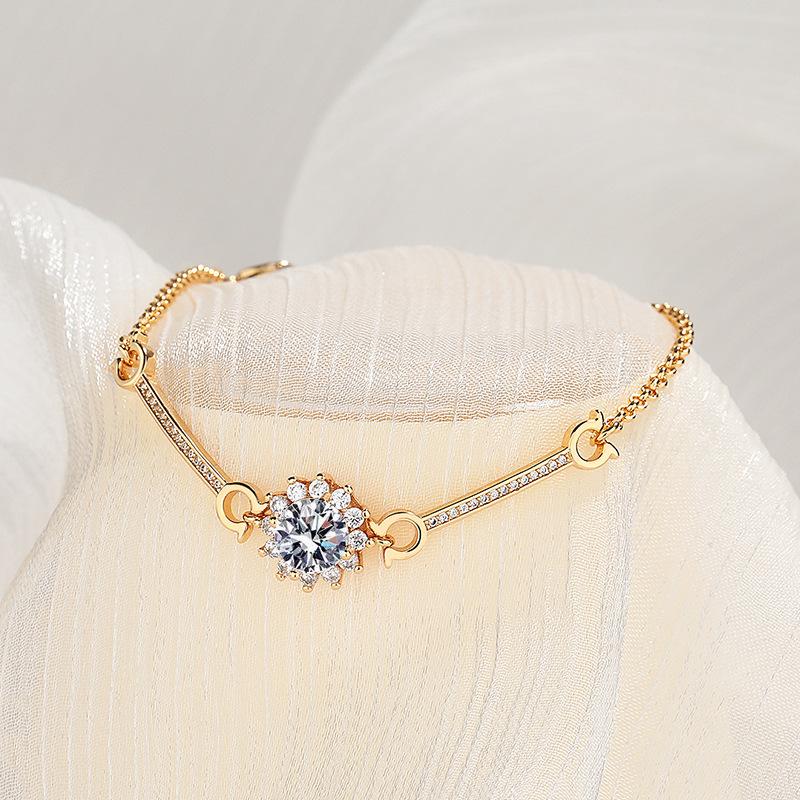 New 925 Sterling Silver Bracelet AAA Zircon High Quality Romance Bracelet Chain For Women Engagement Party Wedding Jewelry Gift