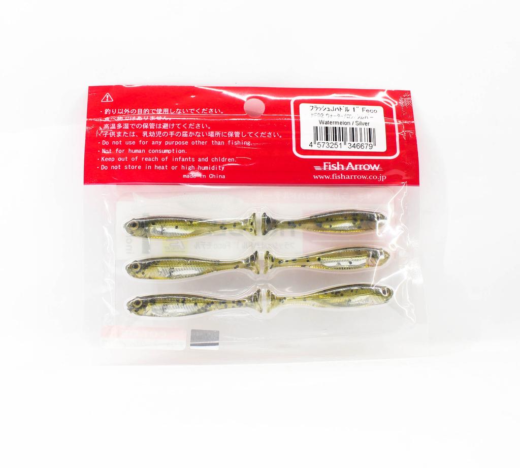 Fish Arrow Soft Lure Flash J Huddle 1 Inch 6 Piece per pack 02 (6679)
