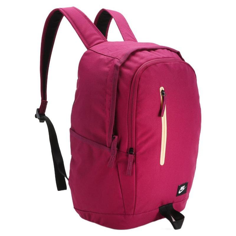 Nike Polyester Backpack Regular Unisex Rose Red Casual BA4857-665