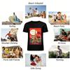Vintage Paris Eiffel Tower City Print Casual T-Shirt Pure cotton T-shirt