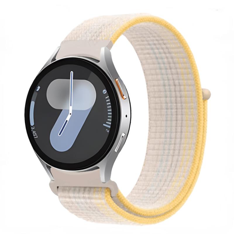 Nylon Loop Band for Samsung Galaxy Watch 7/FE/6 5 4 44mm 40mm Original Wristband for Watch 6 Classic 47mm 43mm/5 Pro 45mm Strap