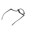 Magnifying Eye Makeup Glasses Women Stylish Flip Down Lens Cosmetic Reading Glasses with Case +2.50