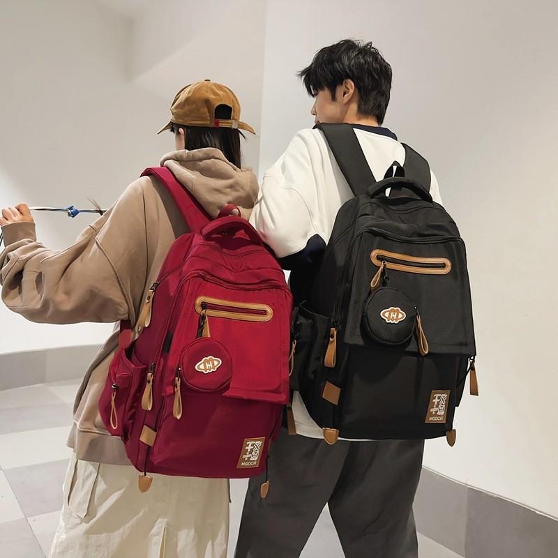 Nylon Unisex Travel Backpack With Load Bearing Features For Commuting Daily