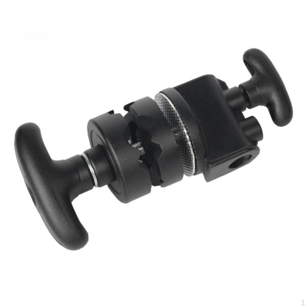 Swivel Clamp with V-Grooves Adjustable Camera Accessory Compact Mount for