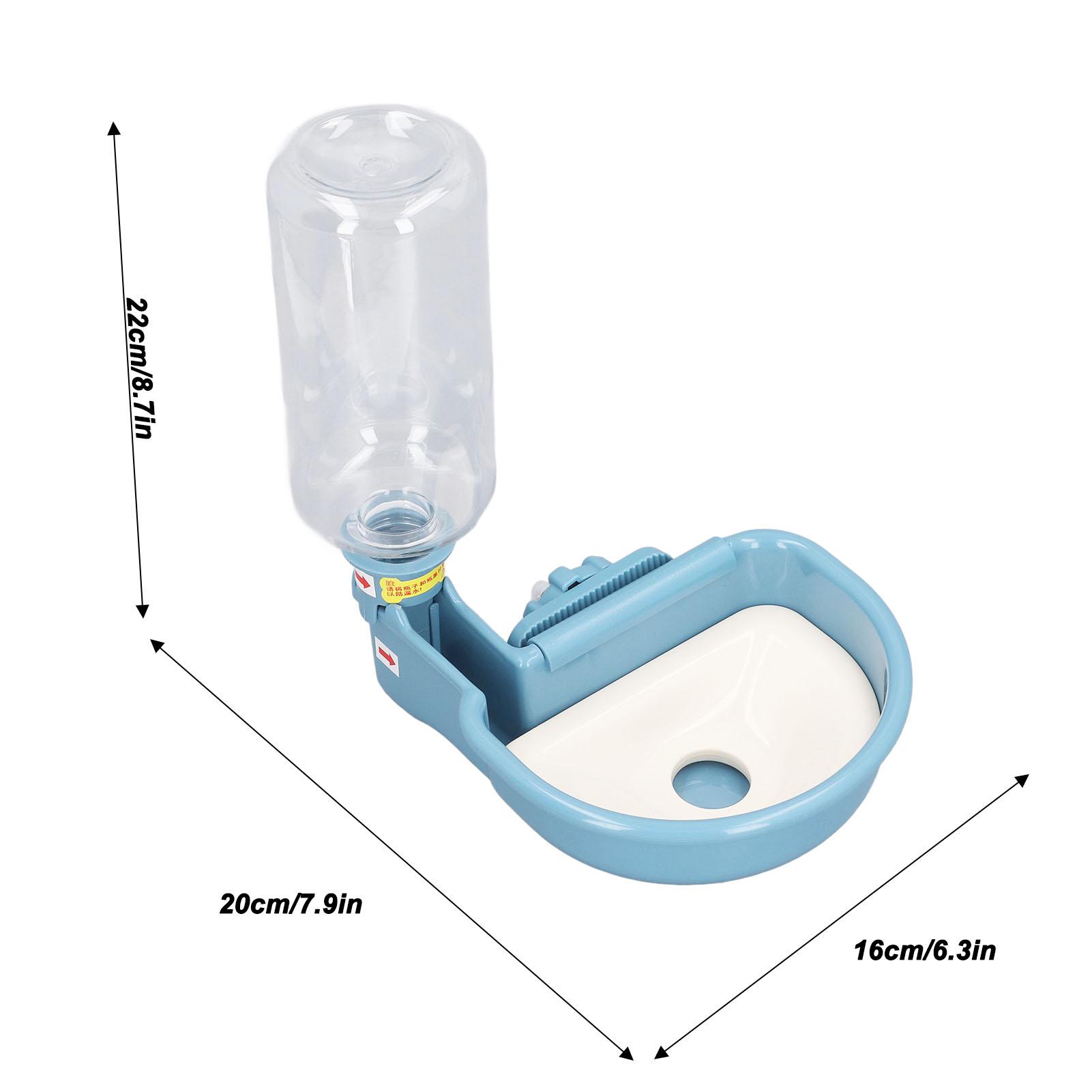 

480ML Automatic Pet Water Station Safe Adjustable Detachable Hanging Pet Gravity Waterer Pet Water Dispenser for Pets Dogs Cats