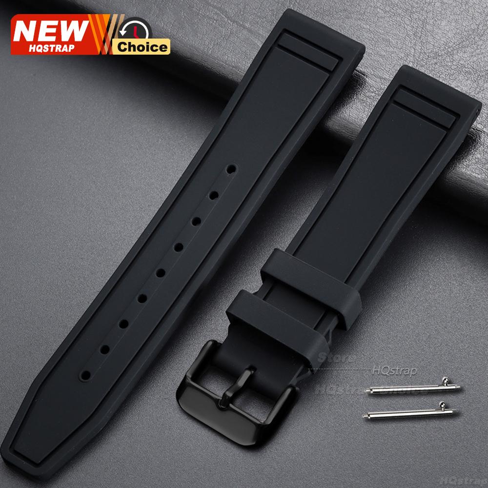 New High Quality Thick Silicone Watch Strap 20mm 22mm Quick Release Women Men Waterproof Wristband for Seiko Bracelet for Rolex