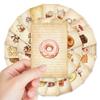 36 Warme Dessert-Lebensmittelkarten-Set Heilende Botschaftskarten Wanddekoration Handkonto-Material Postkarte