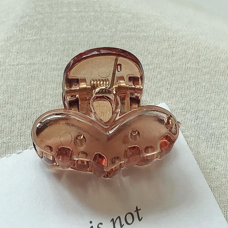 Korean Mini Candy Clip Sweet and Cute Small Hairpin Transparent Solid Sweet Cool Wind Broken Hair Accessories