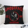 Screams Ghostfaces Horror Movie Printed Pillowcases Cushion Cover Throw Pillow Cover Y2K Bed Decorations Zipper Multi-Size