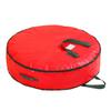 Large Capacity Christmas Tree/Decoration/Wreath Storage Bag Round Zipper Dust-Proof Water-Resistant Organizer