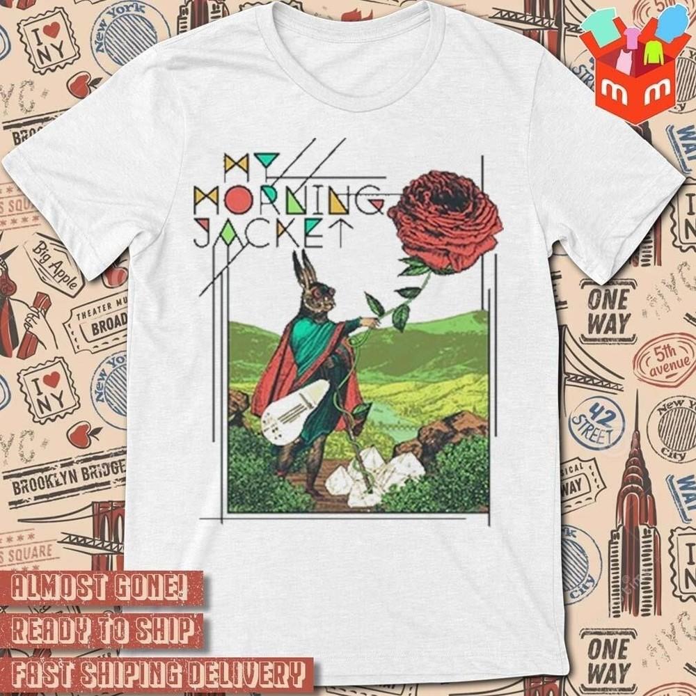 My morning jacket rabbit tour 2023 1side shirt White Unisex T-Shirt L