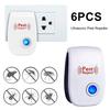 6Pcs Ultrasonic Pest Repeller Insect Bug Repeller Long Range Pest & Insect Deterrent Multi-Function for Roach Rodent Mouse Bugs