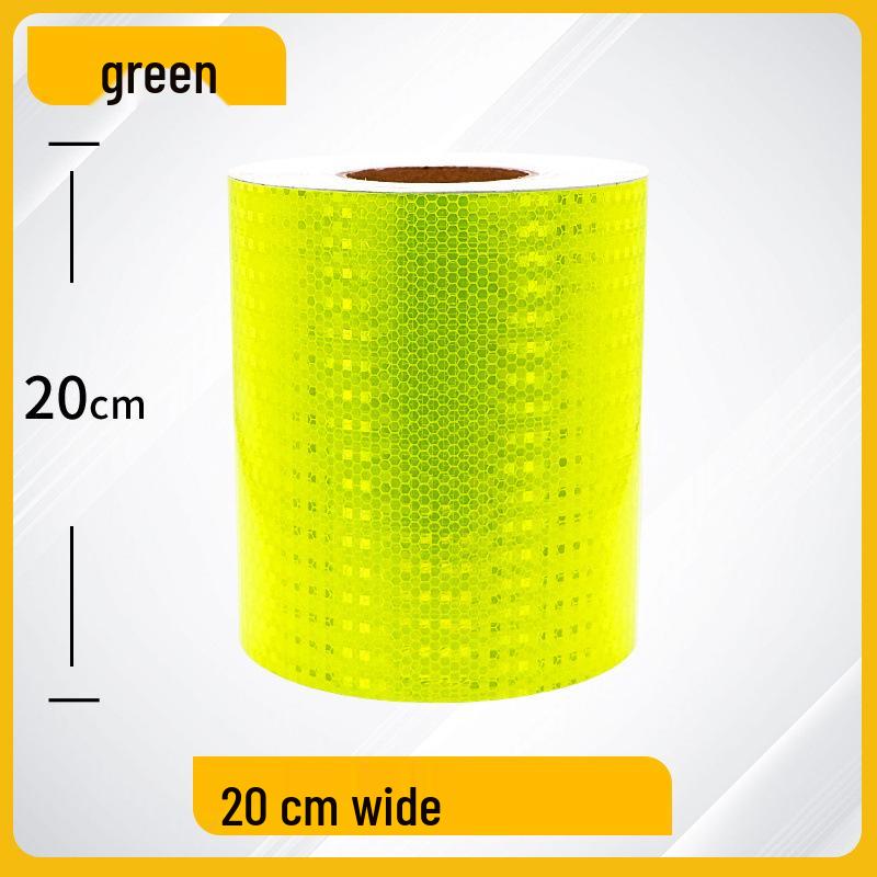 20cm High-Brightness Reflective Sticker for Car Safety - Luminous Nighttime Anti-Collision Warning Tape