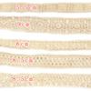 Coarse Cotton Thread Embroidery Hollow Lace Lace Apricot Embroidery Clothing Skirt Accessories Cotton Edge Diy Accessories