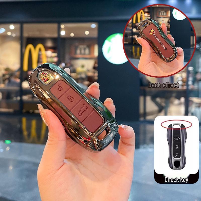 Vlastní kryt klíče pro dálkové ovladače Porsche Panamera, Macan, Cayenne, Taycan a 718