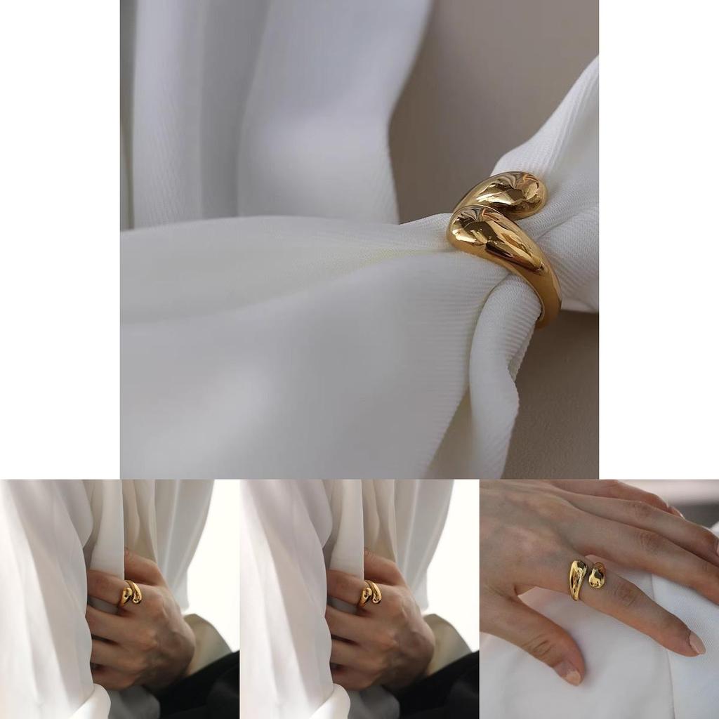 And Versatile Elegant Copper Ring For Women With Unique Design Geometric