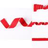 Luxurious 10 Meter Soft Velvet Red Ribbon With Gold Edge For Christmas Tree Decorations
