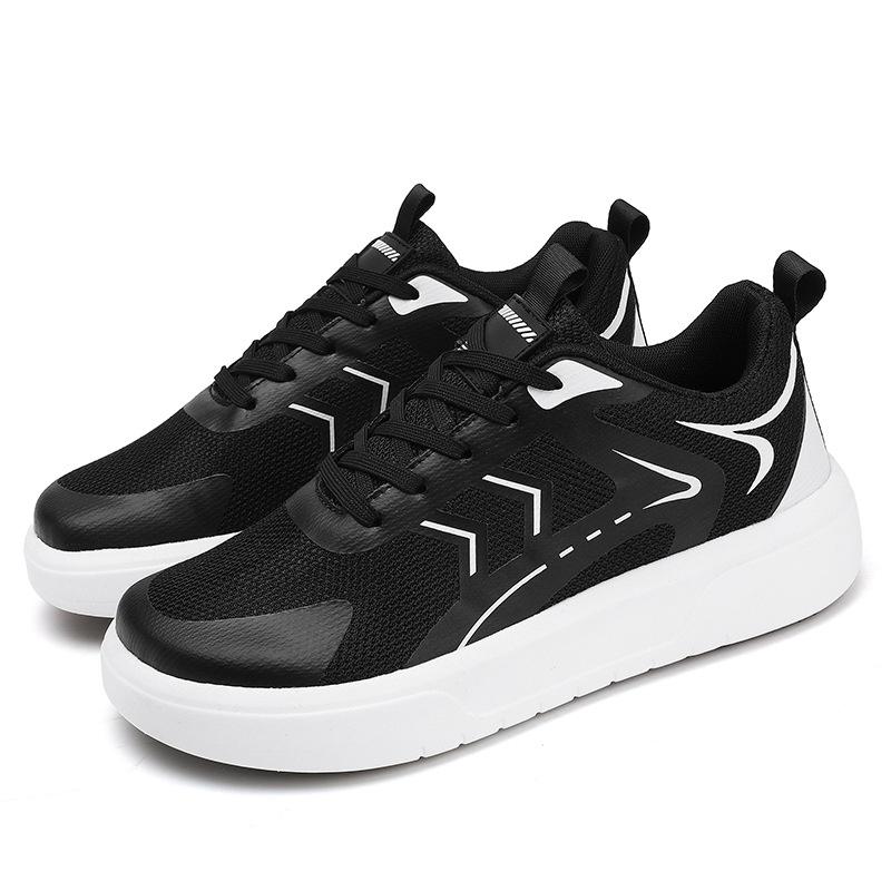 Large Size Wide-headed Board Shoes, New Lightweight Mesh Breathable Sneakers, Fat and Not Squeezing Feet, Loose Men's Shoes