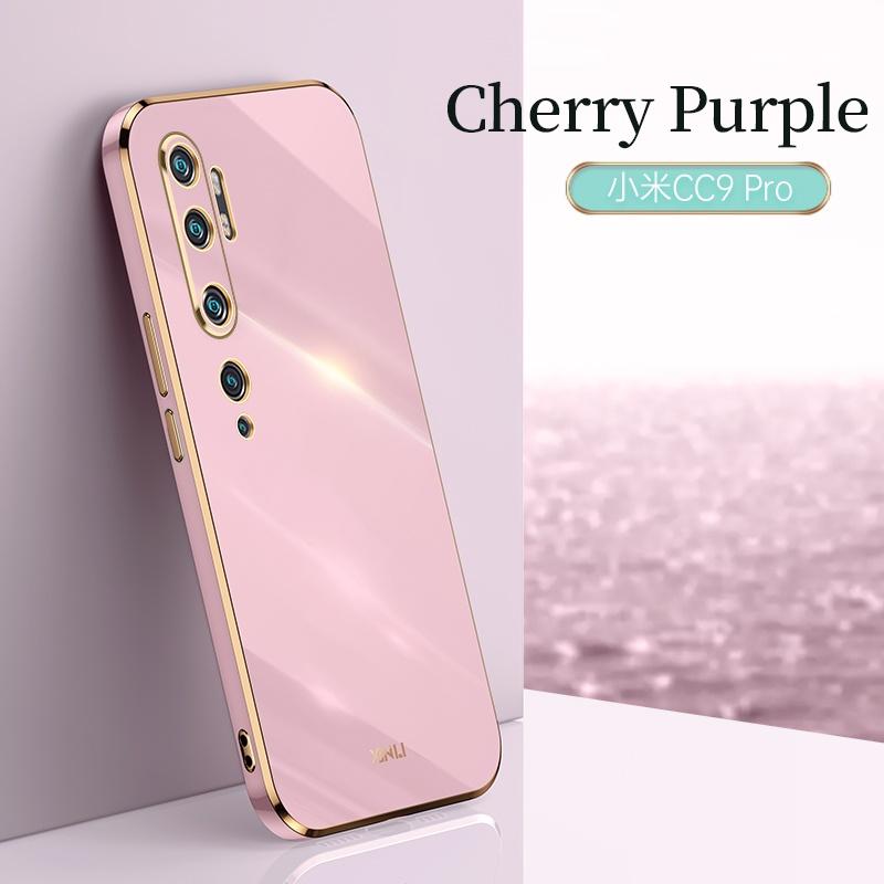 

Чехол для Xiaomi Mi Note 10, защитный гальванический противоударный чехол, чехол для Xiaomi Mi Note10 Pro, силиконовый чехол из ТПУ, мягкая задняя крышка Xiaomi Mi Note 10 Pro фиолетовый