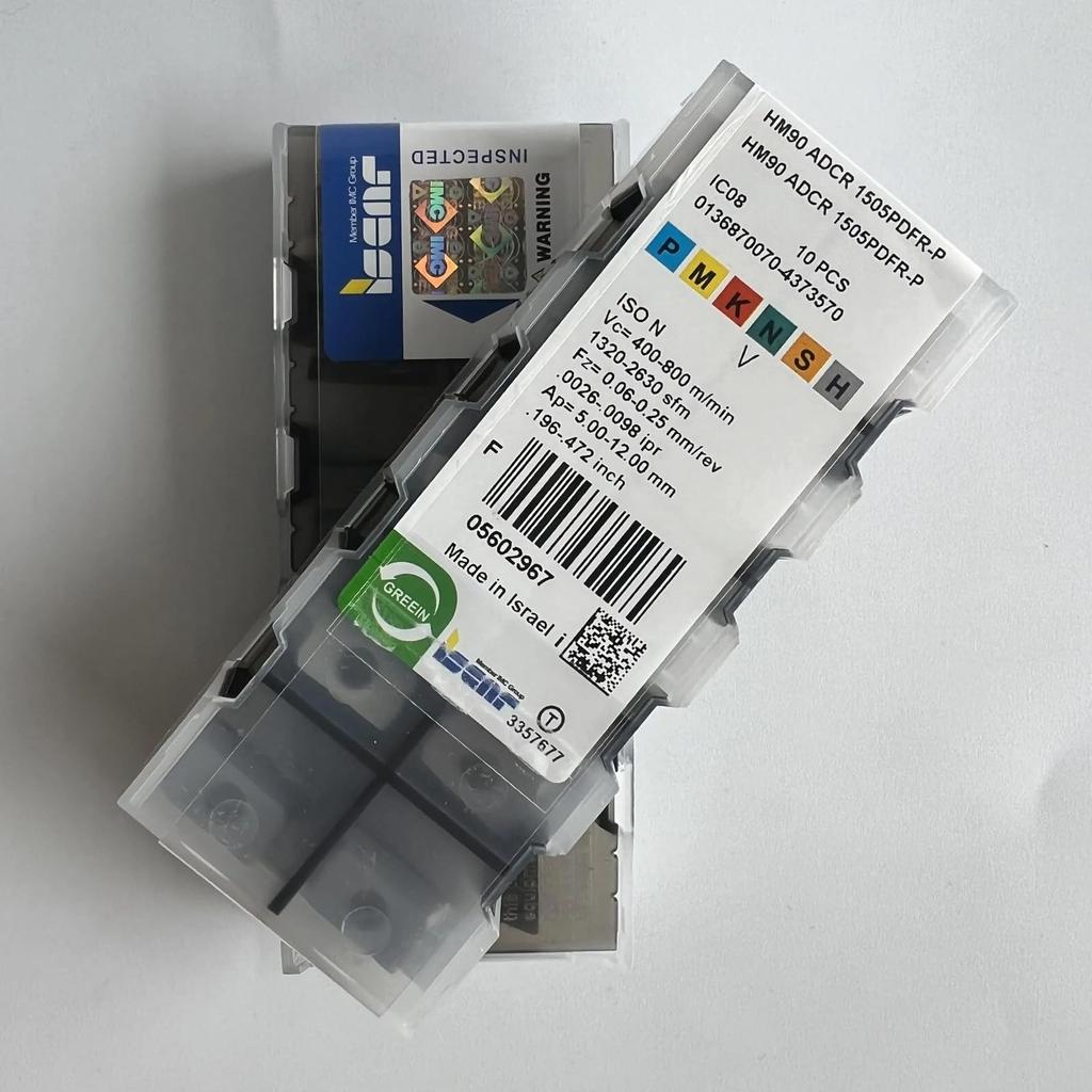 ISCAR / HM90ADCR1505PDFR-P IC08 /Industrial indexable Carbide Inserts 10 Pcs
